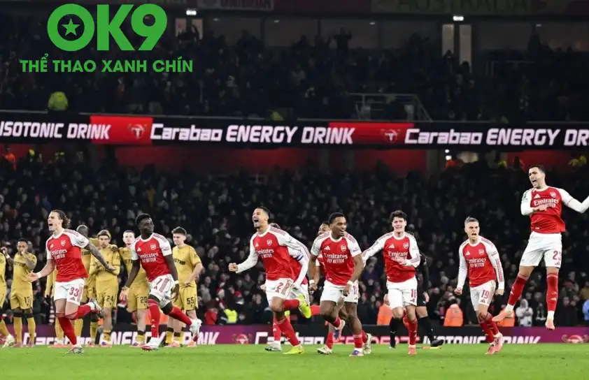 Chiến thắng này đưa Arsenal chạm trán Chelsea ở bán kết, mở ra một cặp đấu được chờ đợi nhất Cup Liên đoàn Chiến thắng này đưa Arsenal chạm trán Chelsea ở bán kết, mở ra một cặp đấu được chờ đợi nhất Cup Liên đoàn