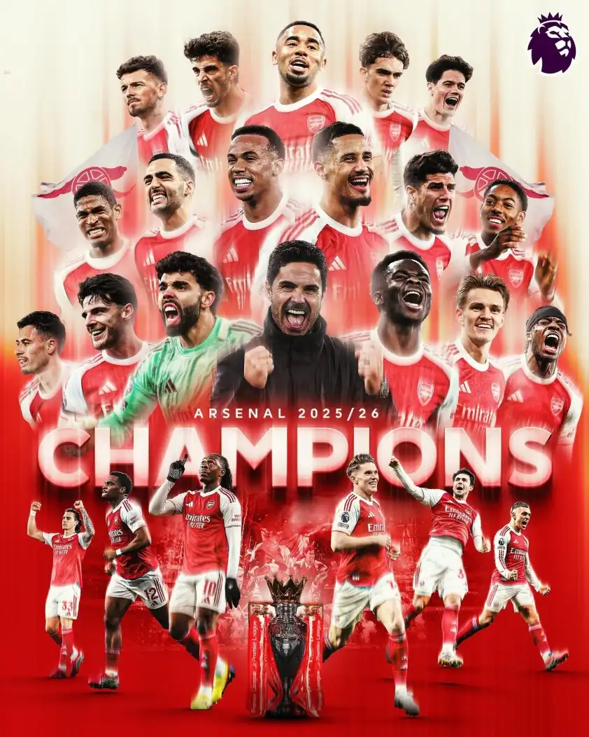 Arsenal chính thức đăng quang sau 22 năm chờ đợi Kết quả đó giúp Arsenal đã chính thức lên ngôi vô địch Ngoại hạng Anh sớm 1 vòng